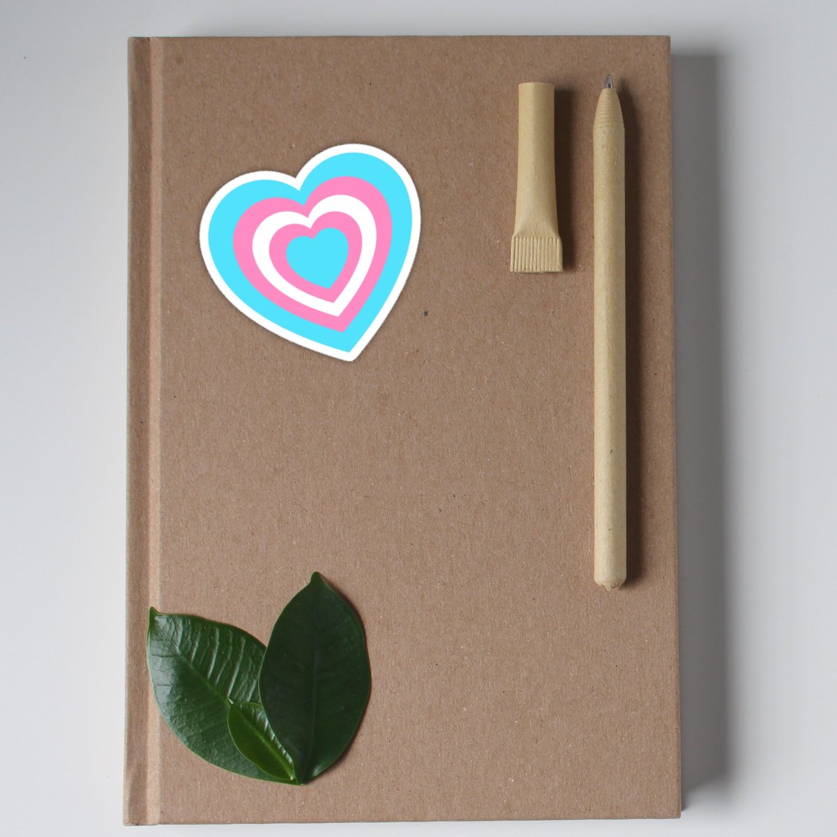 Trans Heart Sticker