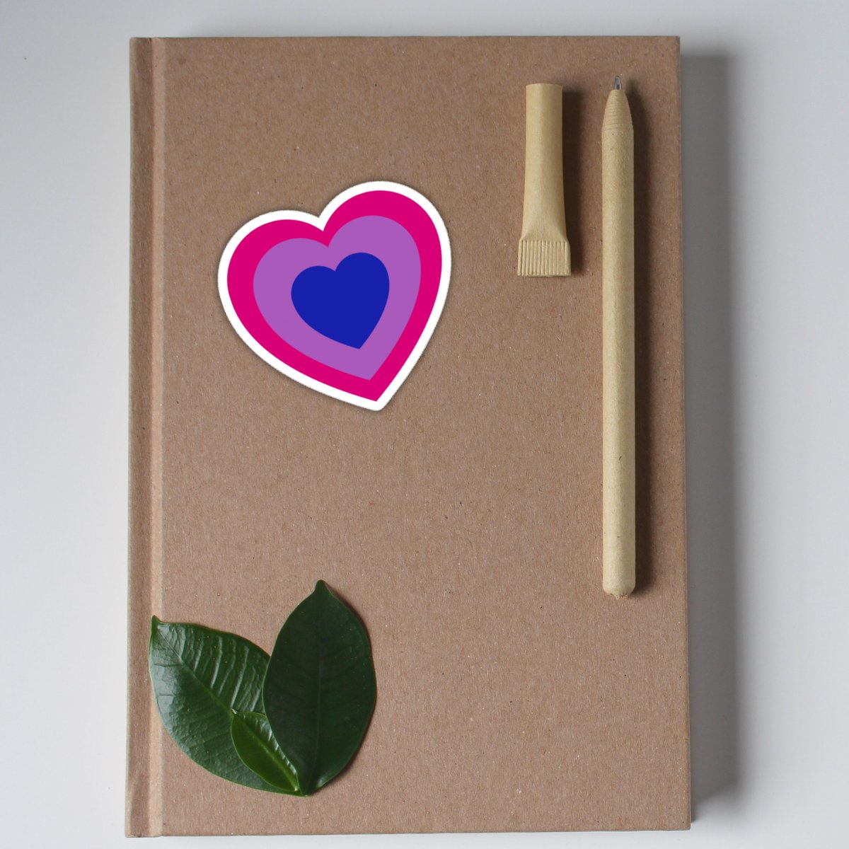 Bi Heart Sticker, Bi Pride, Bi Visibility, Bisexual Flag, Bi Flag