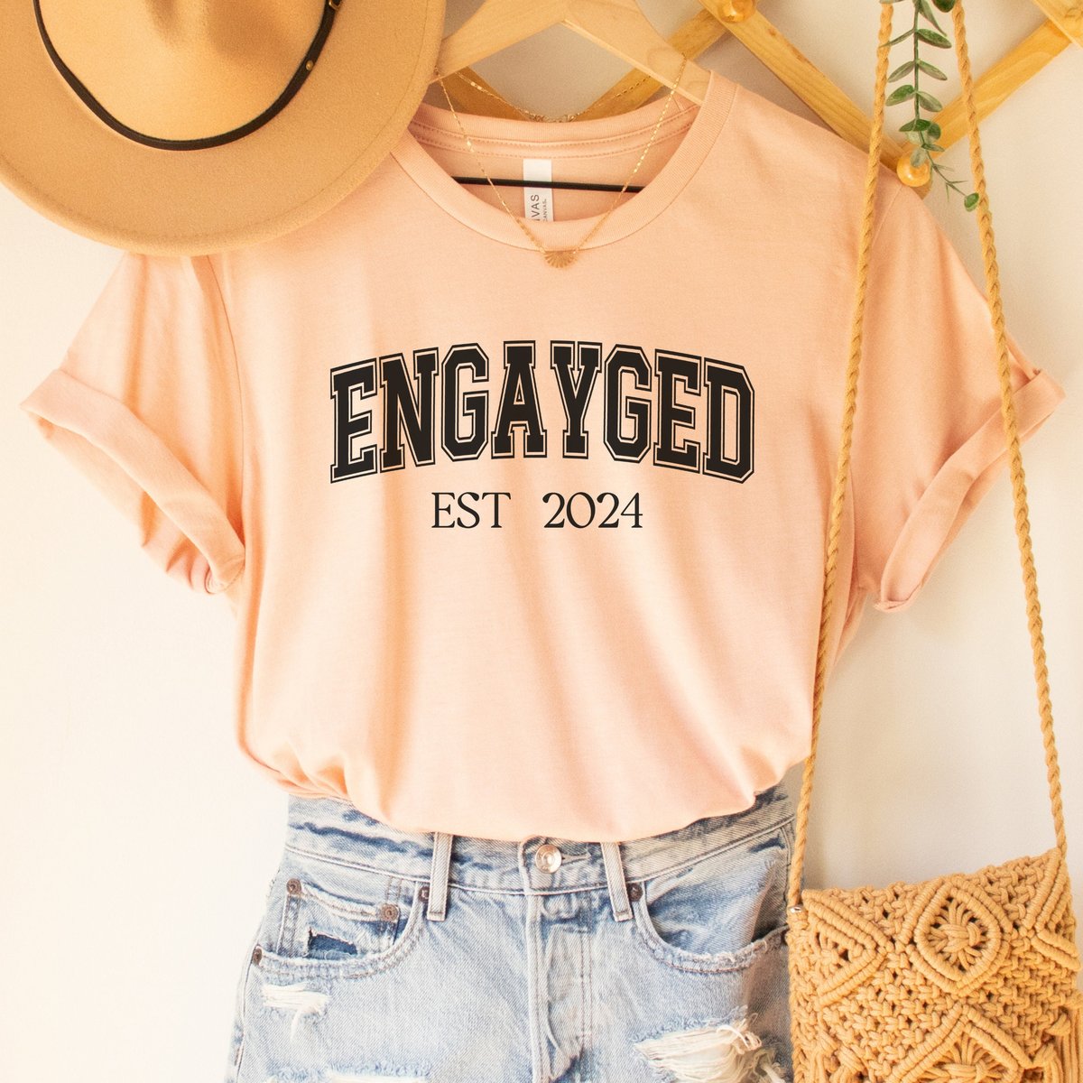 Custom Engayged Shirt, Gay Wedding, Lesbian Wedding, LGBTQ, Sapphic, Engagement Shirt