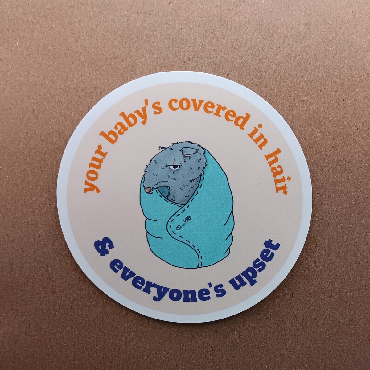 Glossy Kugrash Sticker, Unsleeping City, Dimension20 Sticker, dnd sticker, glossy sticker