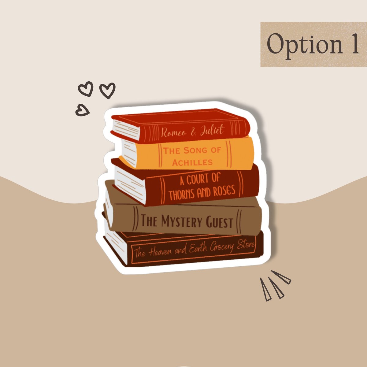 custom book stack sticker, cute custom sticker, gift for book lovers, customizable bookworm sticker, cute book stack sticker, booktok gift