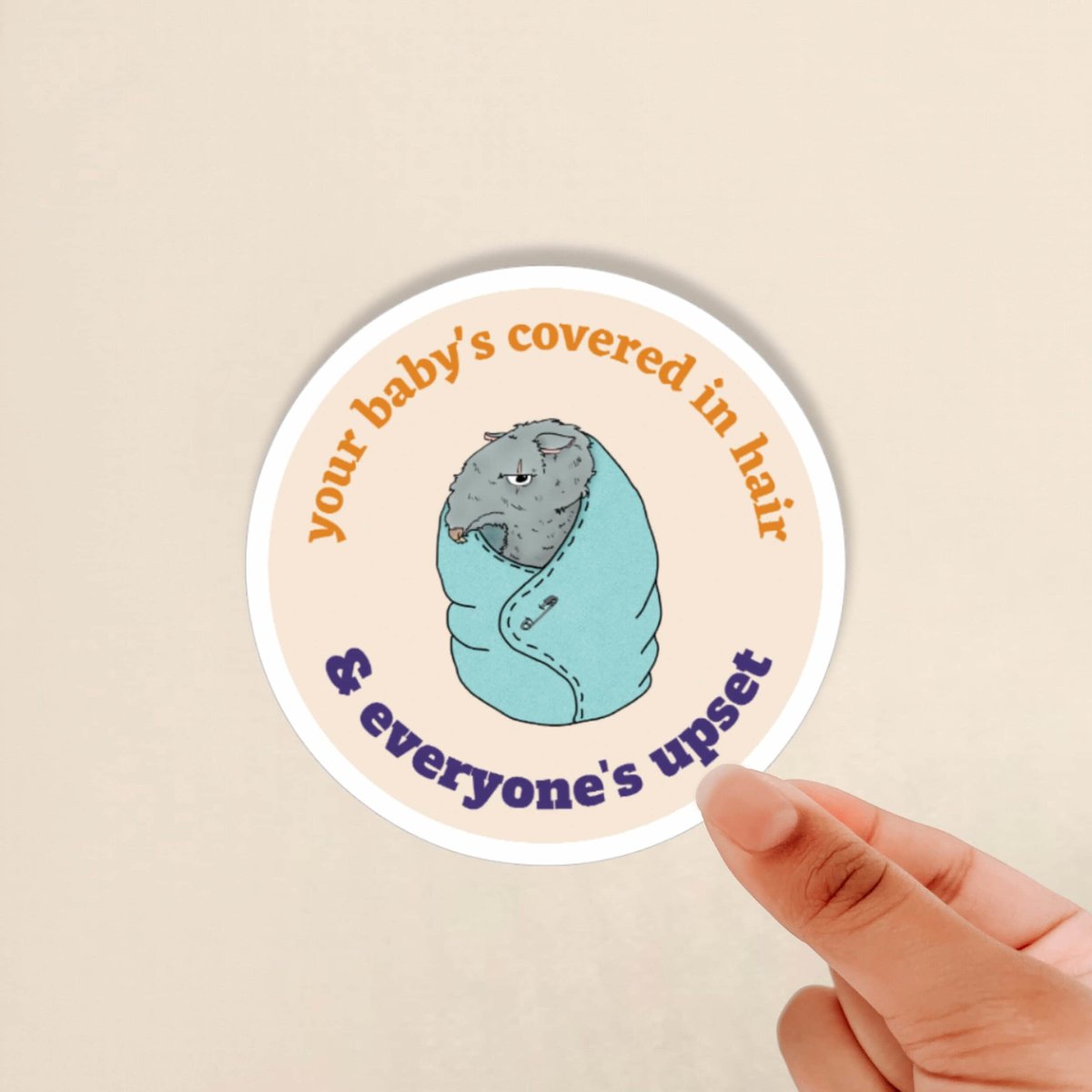 Glossy Kugrash Sticker, Unsleeping City, Dimension20 Sticker, dnd sticker, glossy sticker