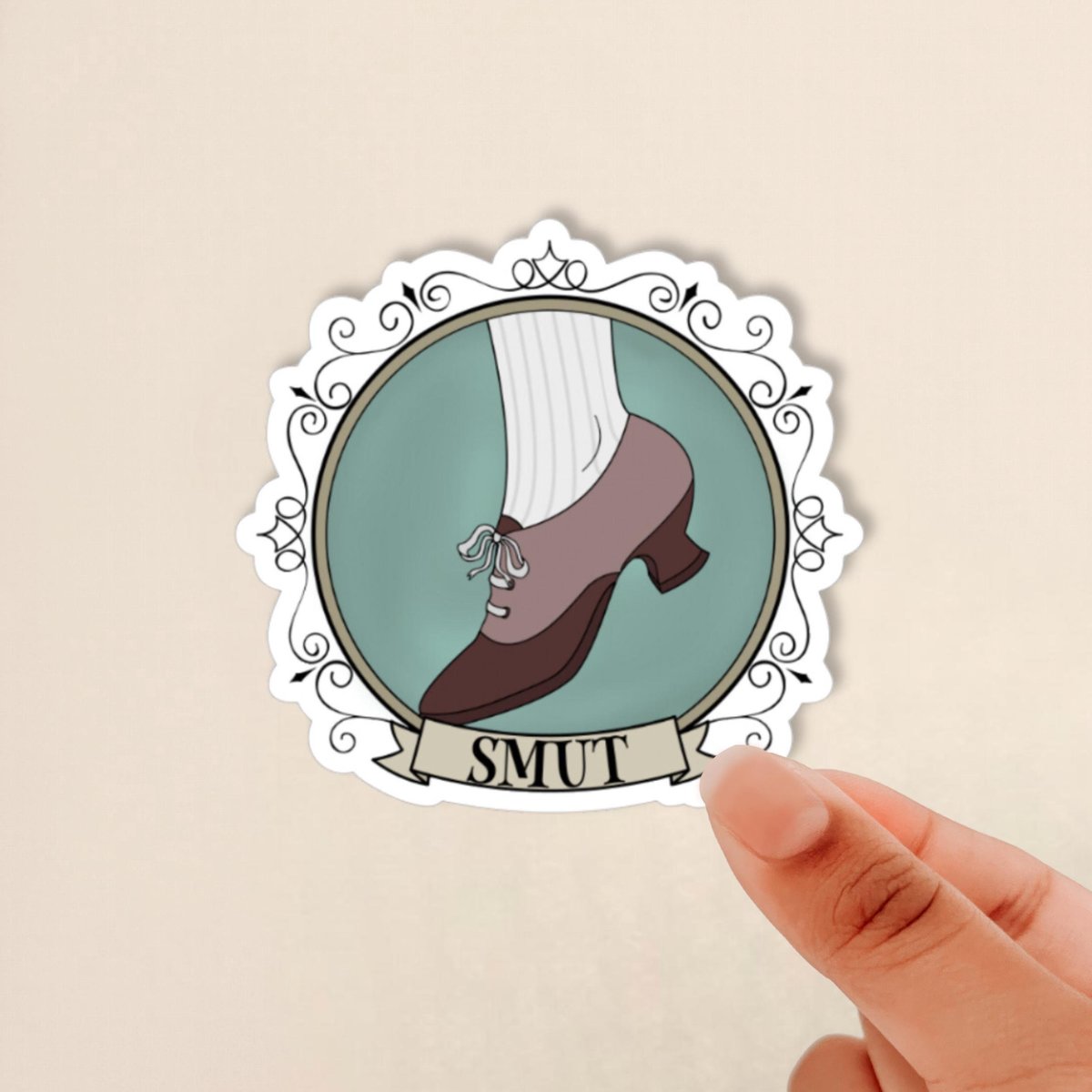 Funny Regency Sticker, Smut Reader Sticker, Romance Lover, Bookworm, Spicy Book Reader, Regency, Victorian
