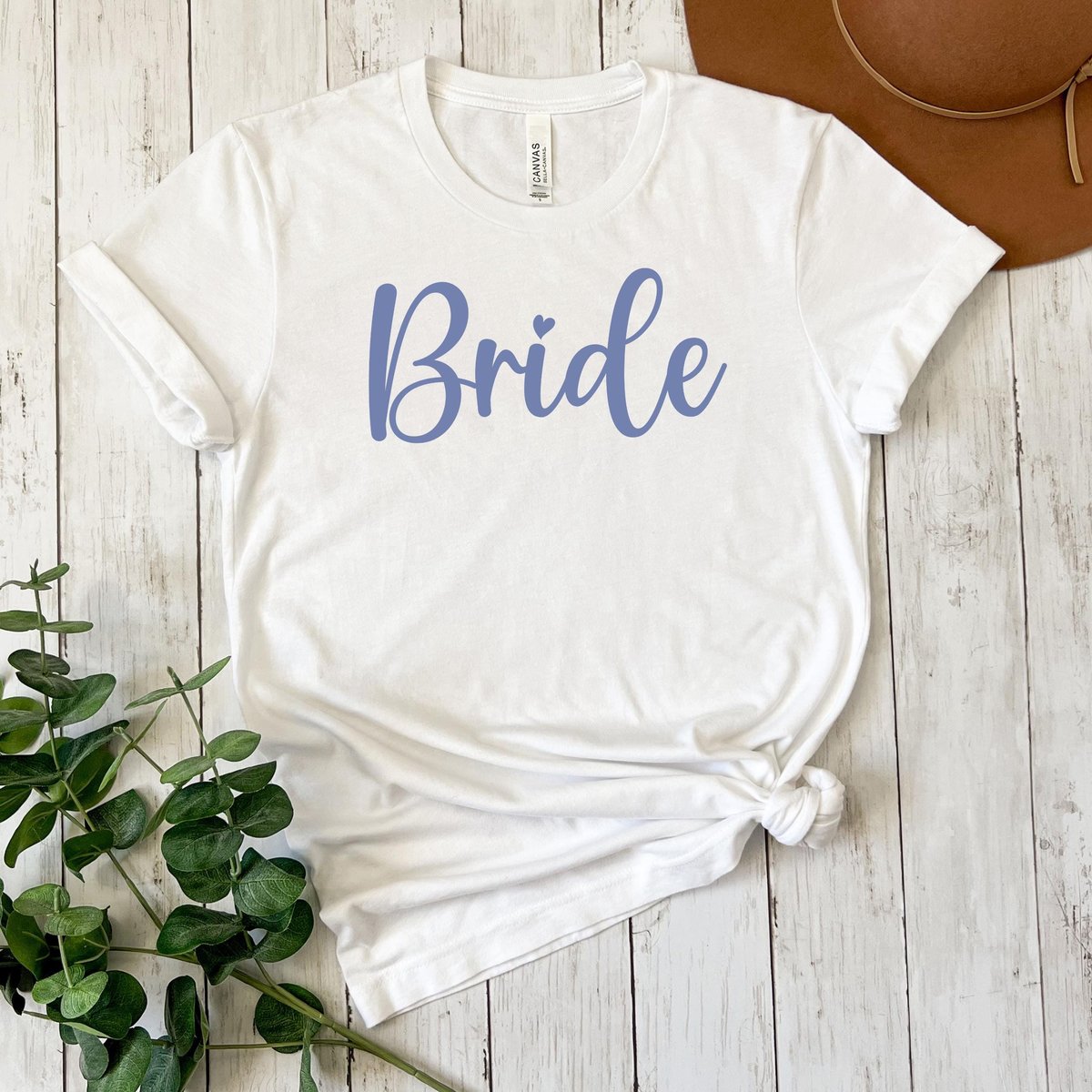 Lavender Blue Bride and Bridesmaid Shirts, Bachelorette Shirts, Bridal Party Group Shirts, Gift for Bride, Engagement Gift