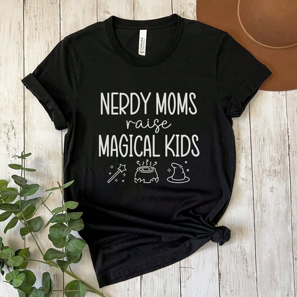 Nerdy Mom Shirt, Gift for Nerdy Mom, Witchy Mom Shirt, Funny Mom Shirt, Wizard Shirt, Witch Shirt, Mother's Day Gift